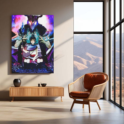 Kena: Bridges of Spirits – Spirit Warrior Artwork | Mystical Fantasy Game Metal Frame Poster 02