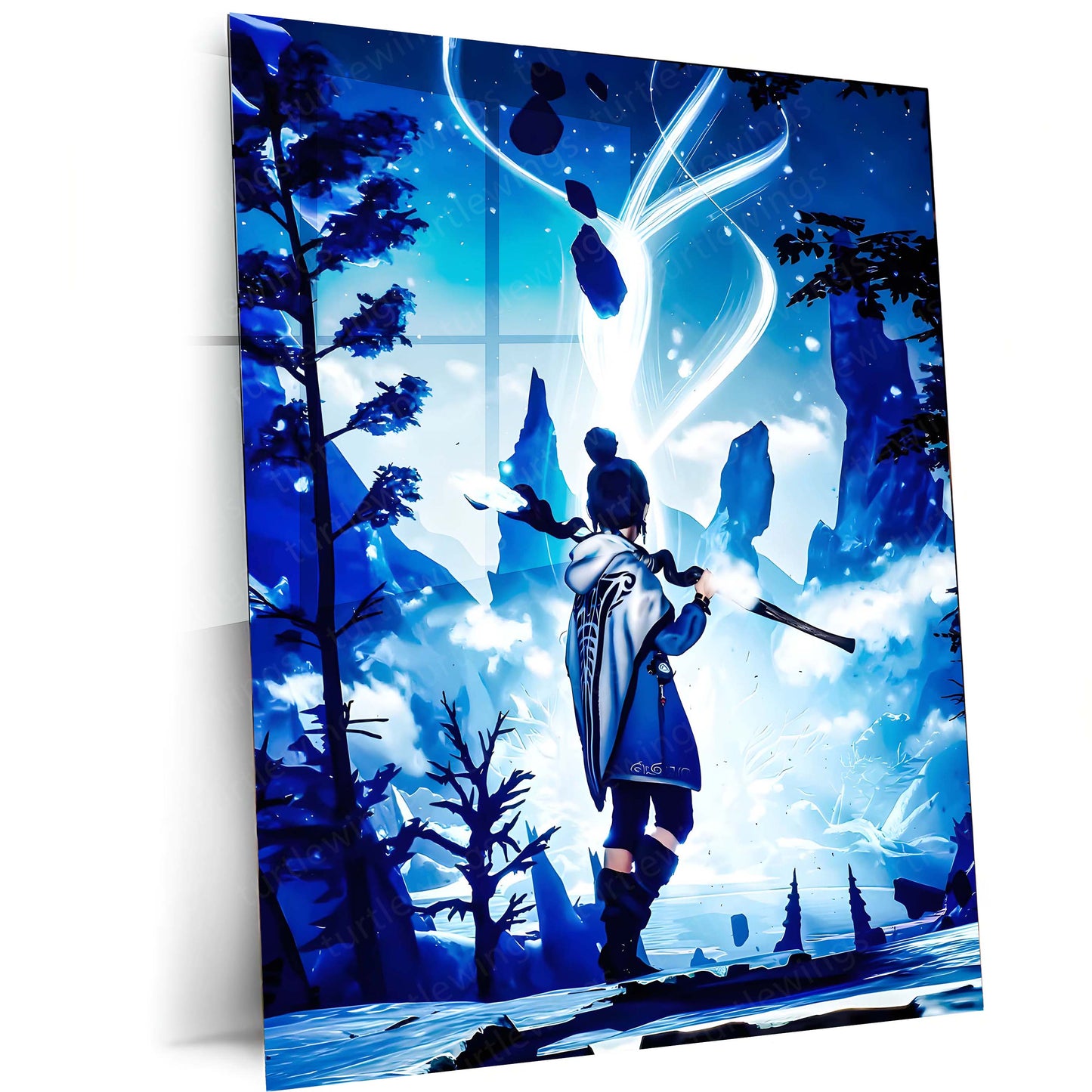 Kena: Bridge of Spirits – Spirit Guardian Mask | Fantasy Adventure Metal Frame Poster 01