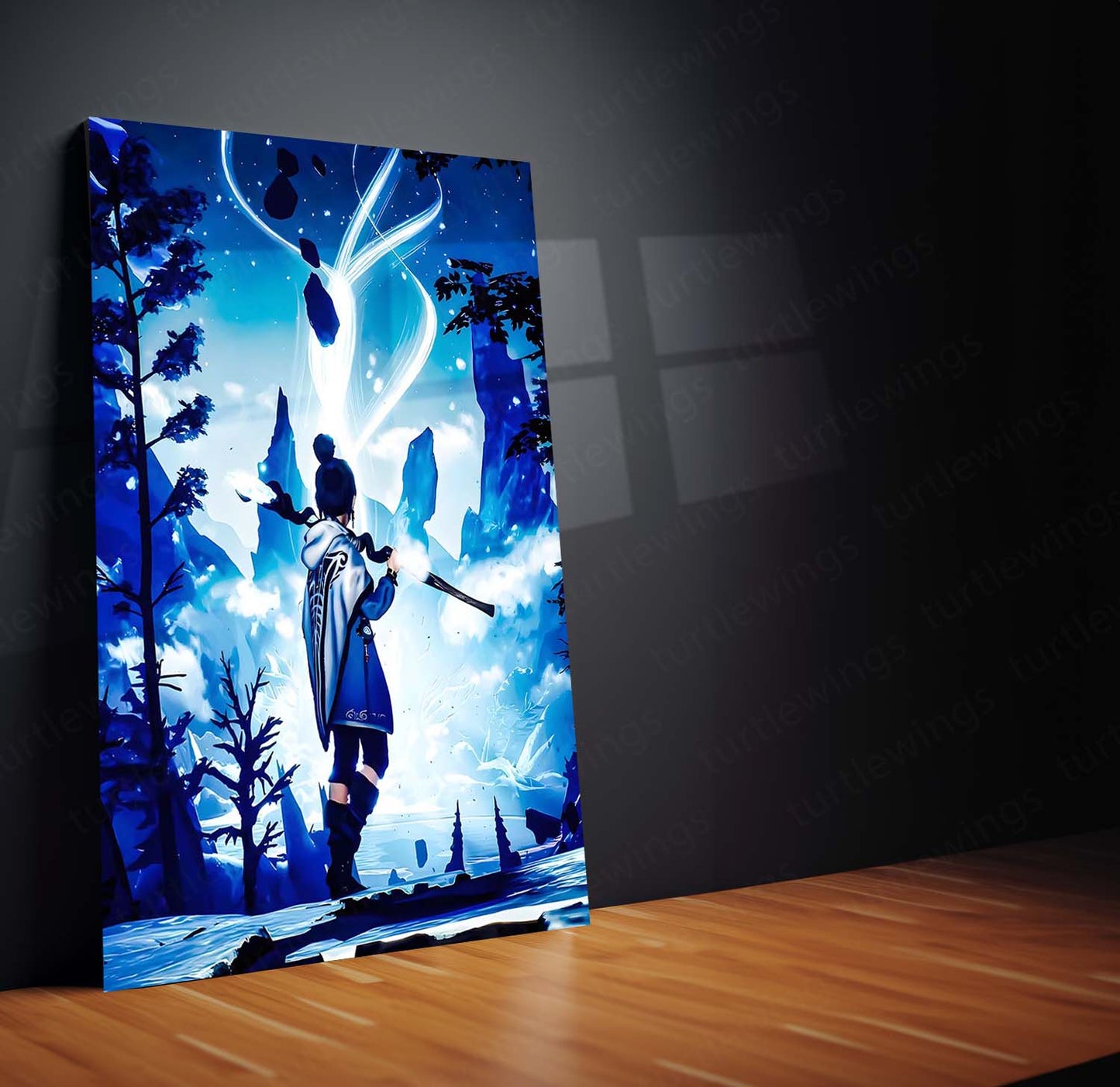 Kena: Bridge of Spirits – Spirit Guardian Mask | Fantasy Adventure Metal Frame Poster 01