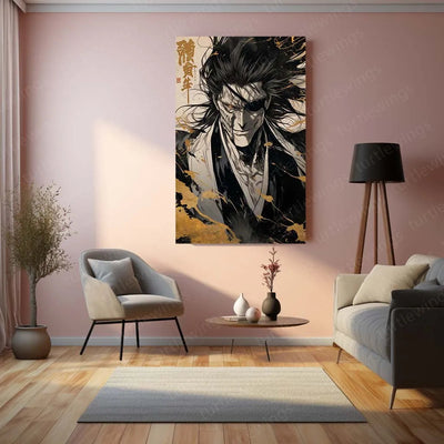 Bleach Metal Poster | Yoji Shinkawa-Inspired Art | Ichigo Kurosaki Wall Decor 6 - TURTLEWINGS