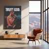 Khabib Nurmagomedov Metal Poster – UFC MMA Champion Wall Art - TURTLEWINGS