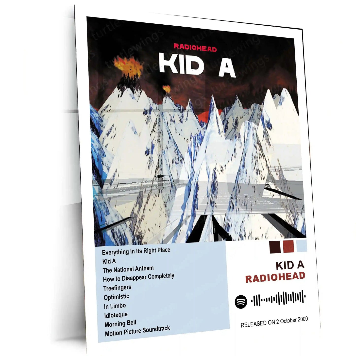 Radiohead Complete Collection | Set of 11 | Set of 8 | Set of 4 | Album Posters Metal Frames Alternative Evolution. Experimental Sound. Modern Art in Music. - TURTLEWINGS