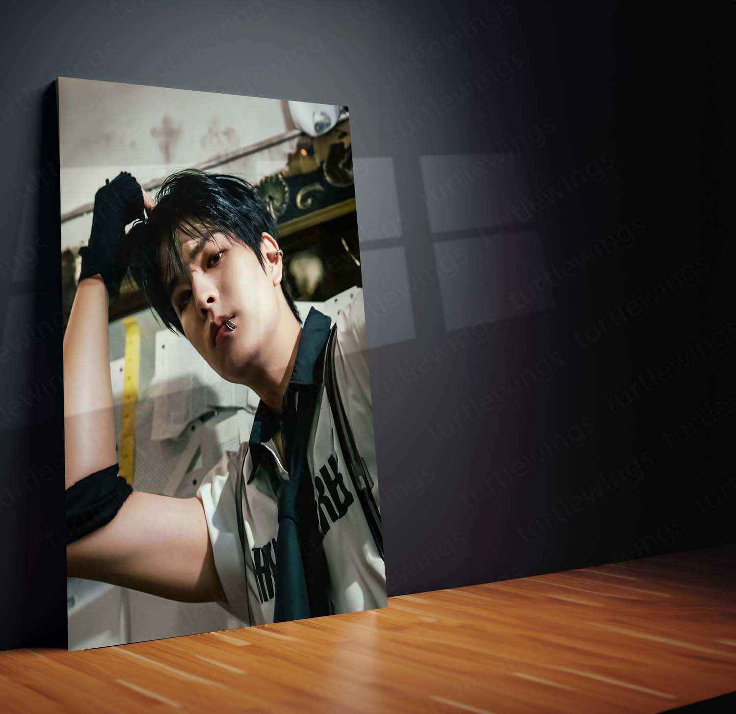 Kim Seungmin Metal Poster – Stray Kids Vocal King Wall Art for STAYs - TURTLEWINGS