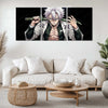 Anime Metal Poster Set of 3 | Sanemi Shinazugawa Demon Slayer Triptych Wall Art