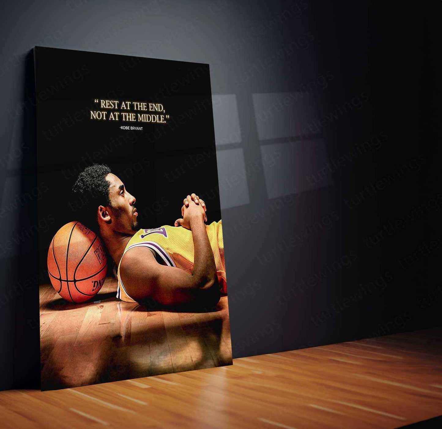 Kobe Bryant Metal Poster – Mamba Mentality Wall Art - TURTLEWINGS