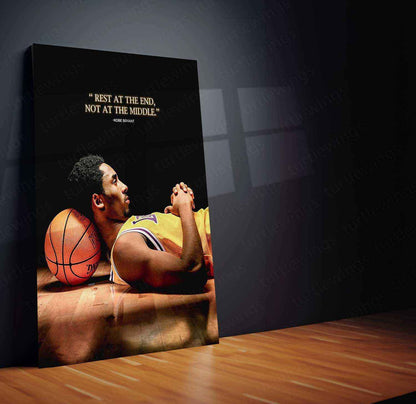 Kobe Bryant Metal Poster – Mamba Mentality Wall Art - TURTLEWINGS