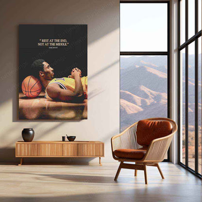 Kobe Bryant Metal Poster – Mamba Mentality Wall Art - TURTLEWINGS