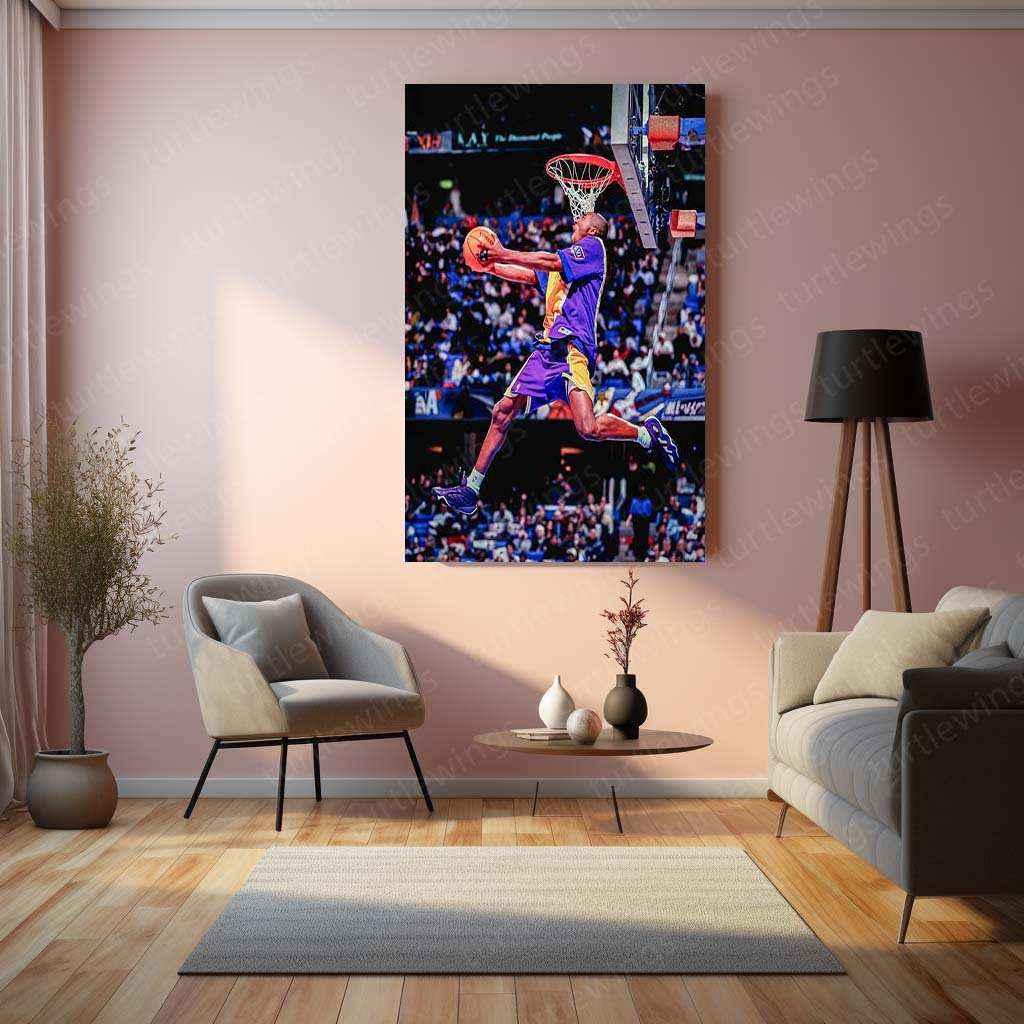 Kobe Bryant Metal Poster – Mamba Mentality Wall Art 1 - TURTLEWINGS