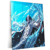 Anime Metal Poster | Kuzan (Aokiji) | Ice Power Anime Wall Art | Calm Strength & Absolute Justice Metal Poster