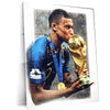 Kylian Mbappé France Metal Frame | World Cup Star Wall Art