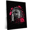Kylo Ren Rose Metal Poster | Dark Sci-Fi Villain Wall Art  Galactic Dark Side Metal Frame by TurtleWings