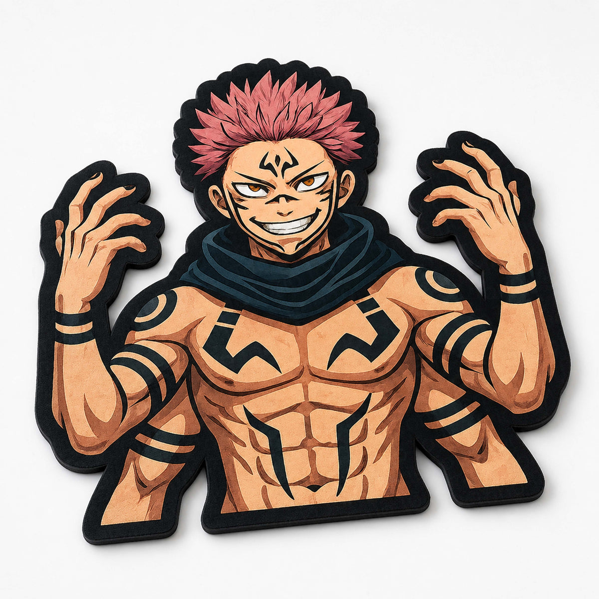 Tomura Shigaraki Cut-out Flat Rug | My Hero Academia Villain Anime Flat Rug | Premium MHA Gaming Room Decor