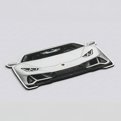 Lamborghini Inspired Floor Mat | Anti-Slip 3mm Absorbent Supercar Design Flat Rug | Easy Clean Waterproof Floor Mat for Home, Office & Garage