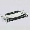 Lamborghini Inspired Floor Mat | Anti-Slip 3mm Absorbent Supercar Design Flat Rug | Easy Clean Waterproof Floor Mat for Home, Office & Garage