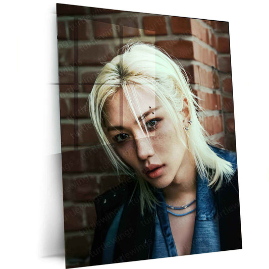 Lee Felix Metal Poster – Stray Kids Deep Voice & Dance Icon Wall Art for STAYs 2 - TURTLEWINGS