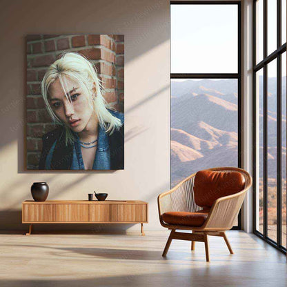 Lee Felix Metal Poster – Stray Kids Deep Voice & Dance Icon Wall Art for STAYs 2 - TURTLEWINGS
