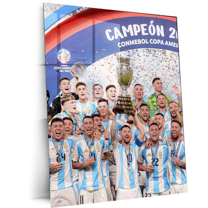 Lionel Messi Metal Poster – GOAT Football Wall Art 7 - TURTLEWINGS