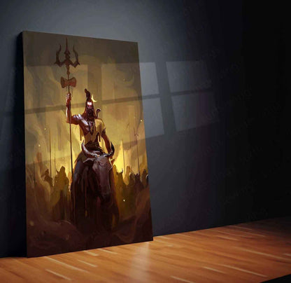 Lord Shiva Metal Poster – Mahadev Wall Art | Divine Hindu Spiritual Decor 10 - TURTLEWINGS