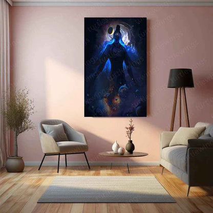 Lord Shiva Metal Poster – Mahadev Wall Art | Divine Hindu Spiritual Decor 2 - TURTLEWINGS