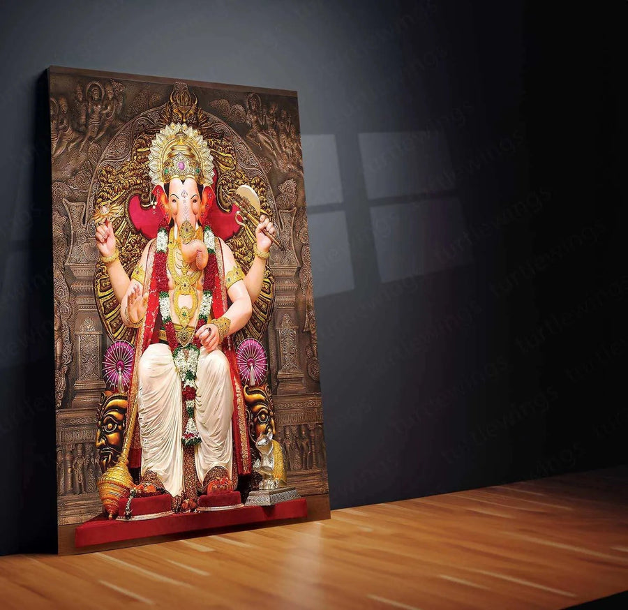 Lalbaug Cha Raja – The Divine Ganesh Metal Poster 1