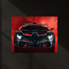 Lamborghini SC18 LED Neon Metal Frame Exotic Hypercar Wall Art | Supercar LED Neon Metal Decor