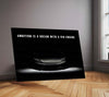 Ambition Is a Dream With a V10 Engine – Motivational Metal Poster | Supercar Wall Art