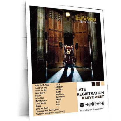 Kanye West Complete Collection | Set of 11 | Set of 8 | Set of 4 | Album Posters Metal Frames Visionary Sound. Cultural Impact. Iconic Album Art Legacy. - TURTLEWINGS