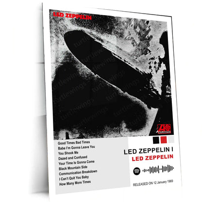 Led Zeppelin Complete Collection | Set of 13 | Set of 8 | Set of 4 | Album Posters Metal Frames Hard Rock Foundations. Blues Power. Timeless Legends. - TURTLEWINGS