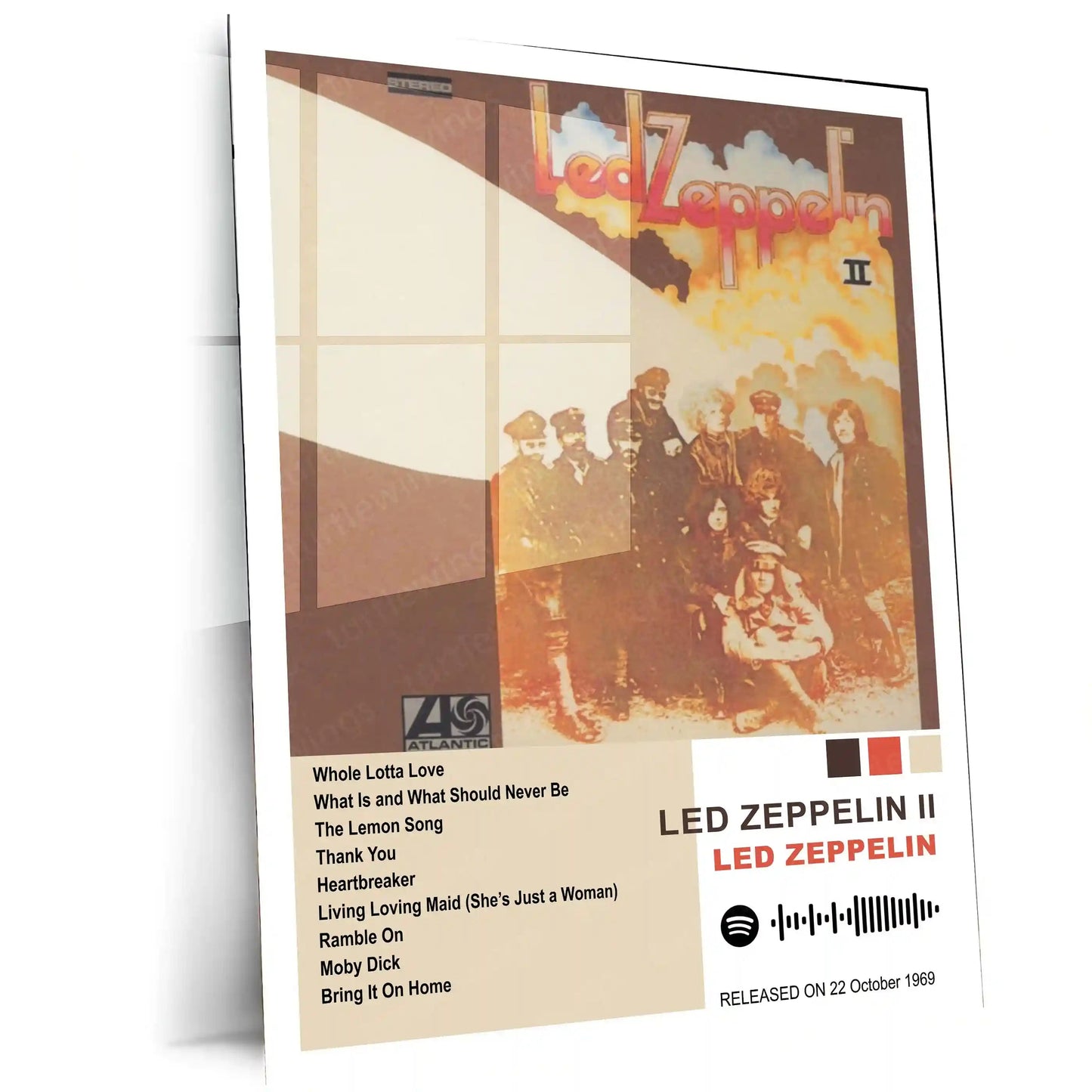 Led Zeppelin Complete Collection | Set of 13 | Set of 8 | Set of 4 | Album Posters Metal Frames Hard Rock Foundations. Blues Power. Timeless Legends. - TURTLEWINGS