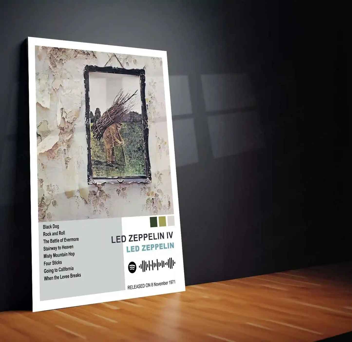 Led Zeppelin Complete Collection | Set of 13 | Set of 8 | Set of 4 | Album Posters Metal Frames Hard Rock Foundations. Blues Power. Timeless Legends. - TURTLEWINGS