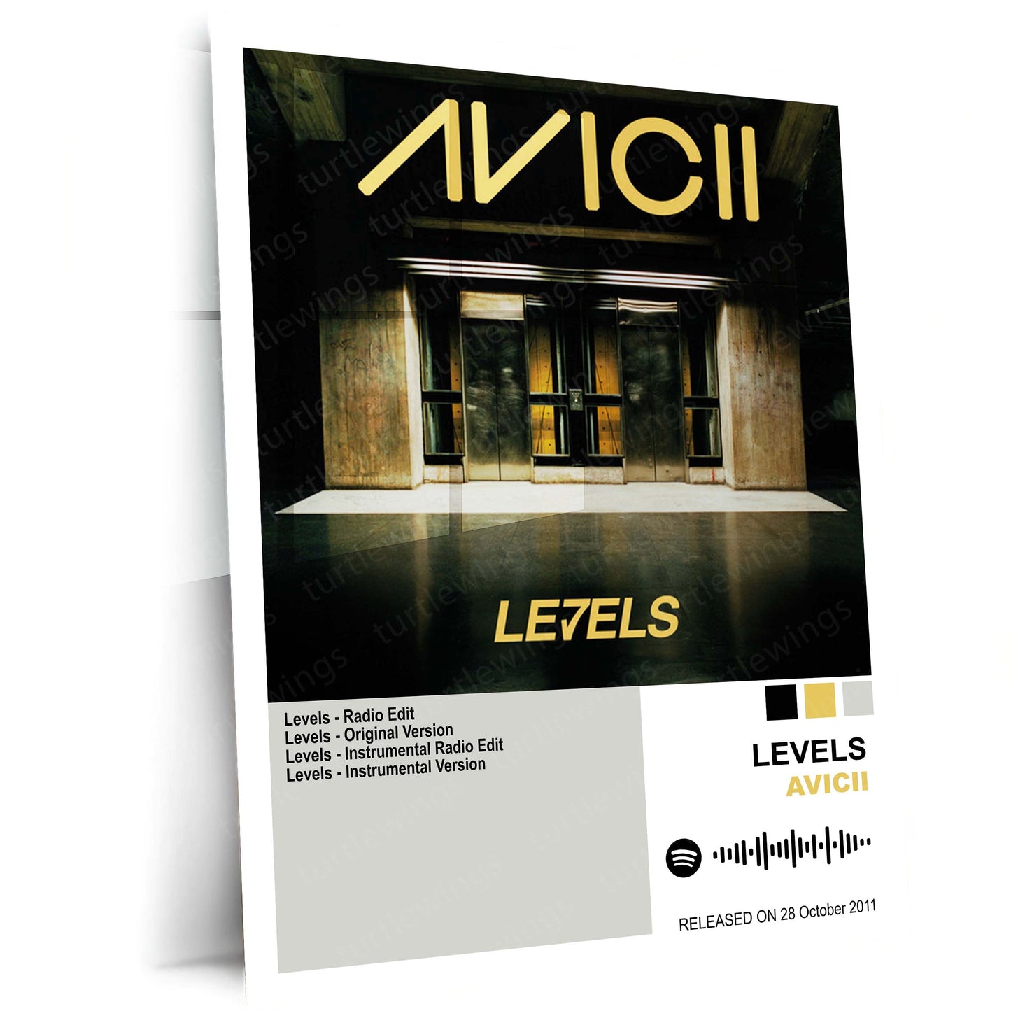 Avicii – Complete Album Collection | Set of 8 | Set of 4 | Premium Metal Poster Set
