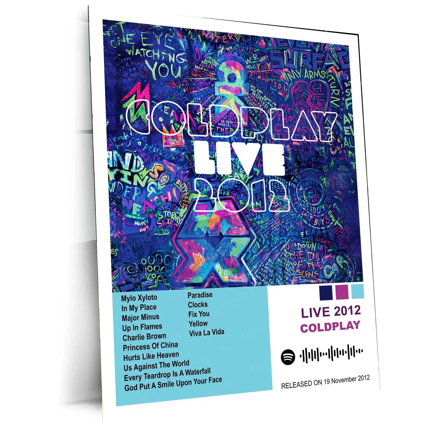 Coldplay Complete Collection | Set of 11 | Set of 8 | Set of 4 | Album Posters Metal Frames Emotional Anthems. Stadium Magic. Timeless Wall Aesthetic. - TURTLEWINGS