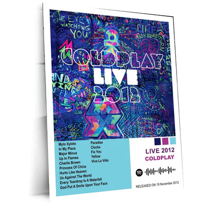 Coldplay Complete Collection | Set of 11 | Set of 8 | Set of 4 | Album Posters Metal Frames Emotional Anthems. Stadium Magic. Timeless Wall Aesthetic. - TURTLEWINGS