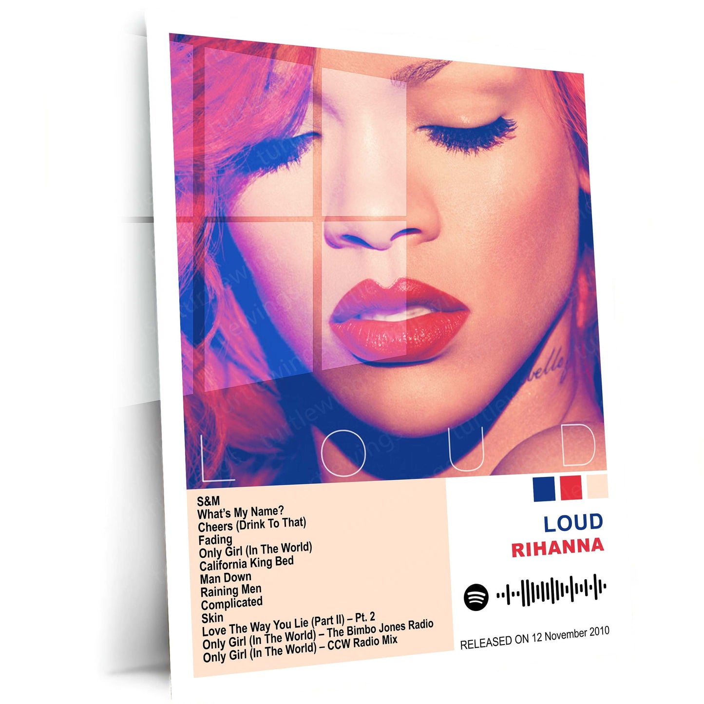 Rihanna – Complete Album Collection | Set of 11 | Set of 8 | Set of 4 | Premium Metal Poster Set
