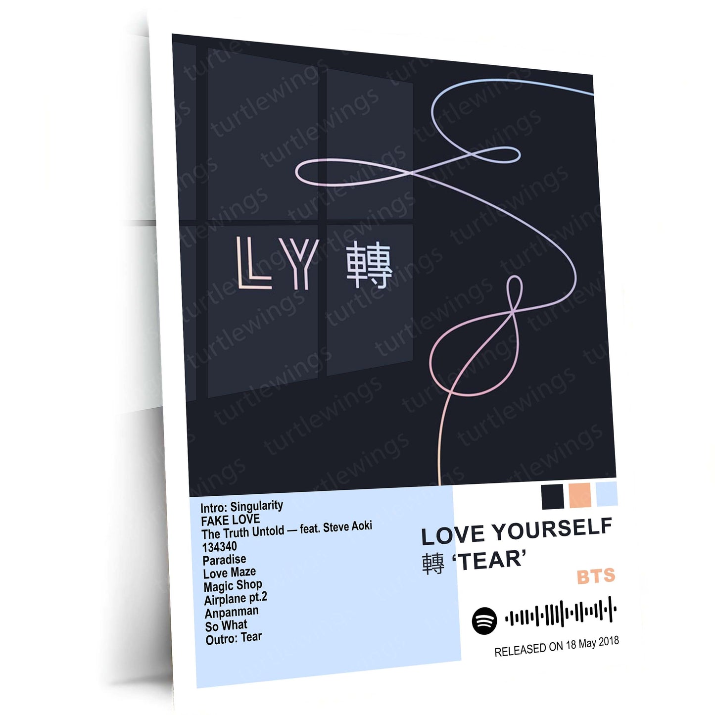 BTS – Complete Album Collection | Set of 8 | Set of 4 | Premium Metal Poster Set