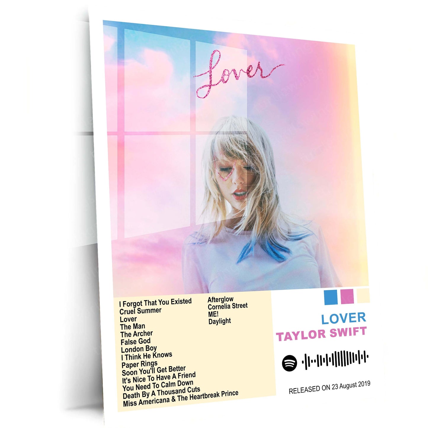 Taylor Swift – Complete Album Collection | Set of 11 | Set of 8 | Set of 4 | Premium Metal Poster Set