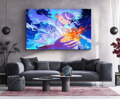 Anime Metal Poster | Luffy Gear 5 Metal Poster | One Piece Anime Wall Art | Premium Metal Poster