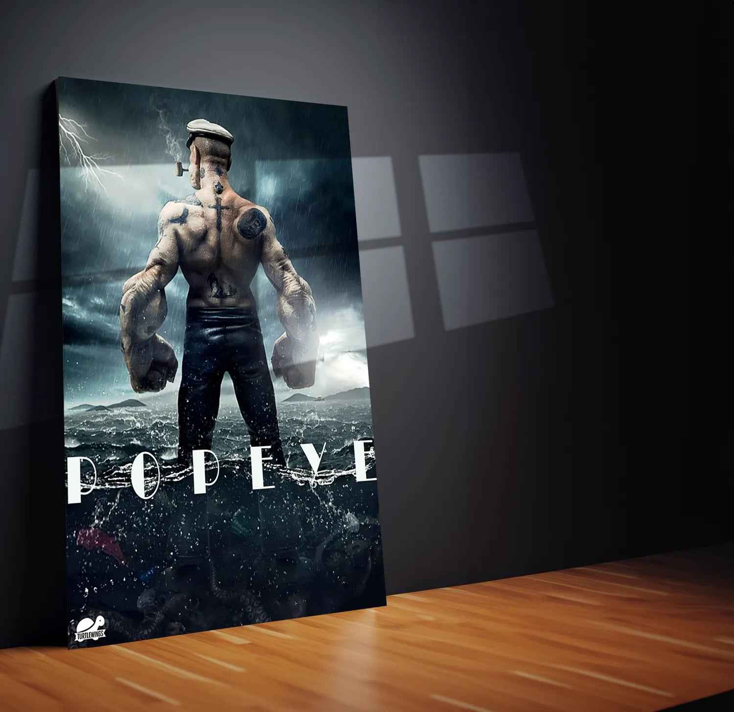 Popeye the Sailor Man metal poster - TURTLEWINGS