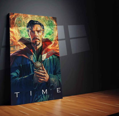 Doctor Strange Metal Poster | Marvel Sorcerer Supreme Wall Art - TURTLEWINGS