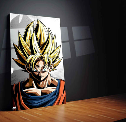 Goku Metal Poster DBZ - TURTLEWINGS