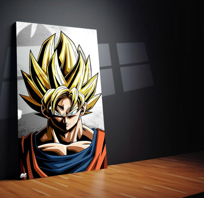 Goku Metal Poster DBZ - TURTLEWINGS