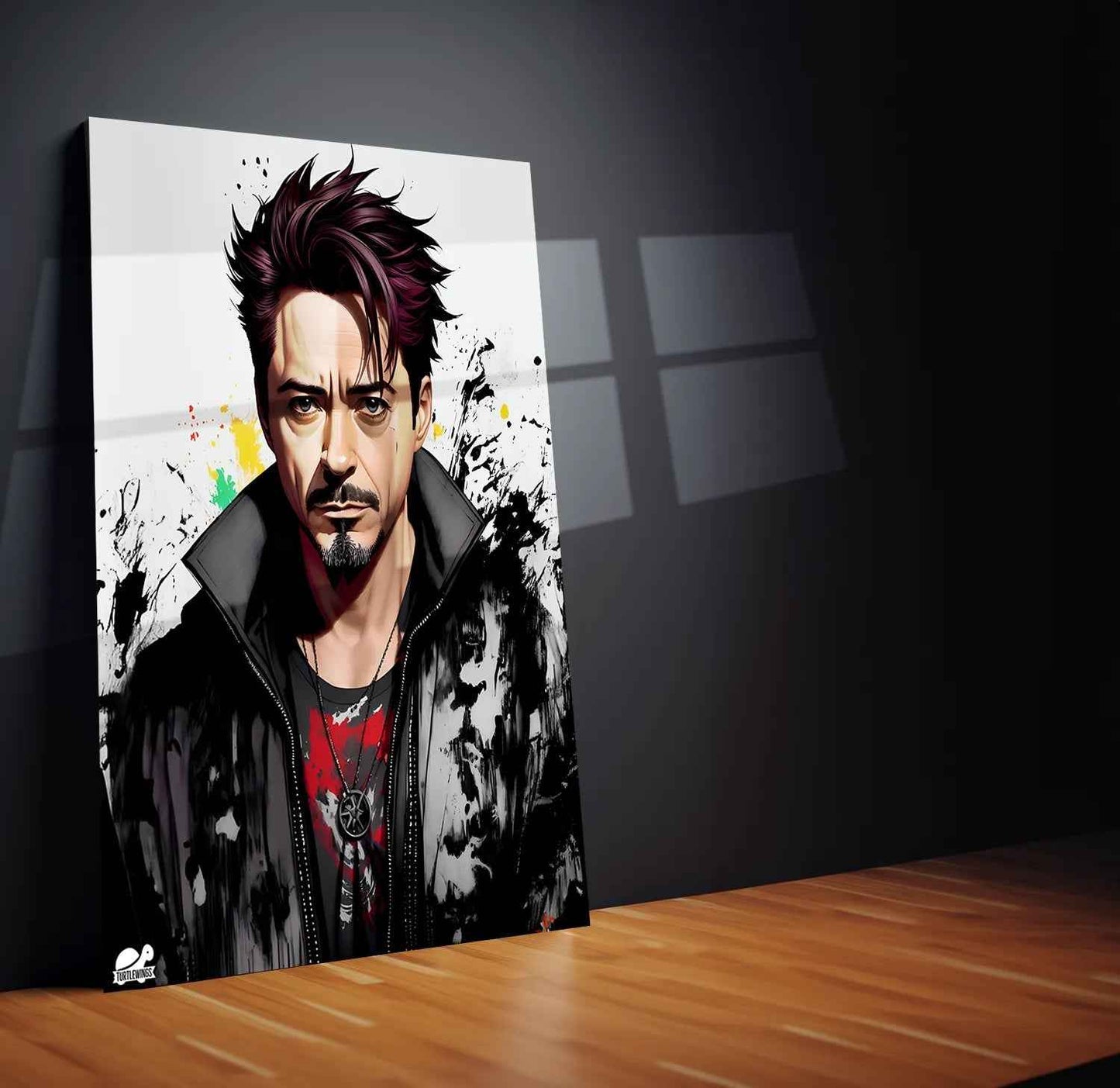 Robert Downy Jr Metal Poster Marvel - TURTLEWINGS
