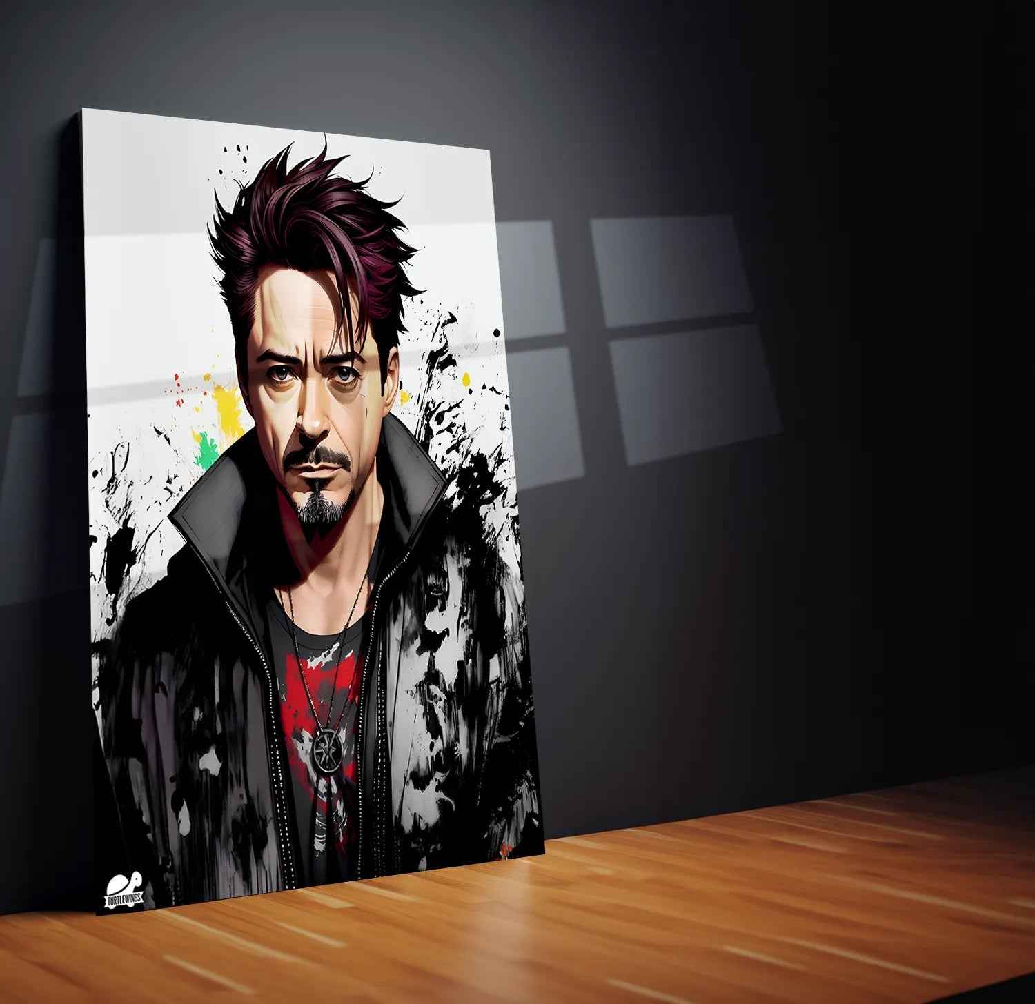 Robert Downy Jr Metal Poster Marvel - TURTLEWINGS