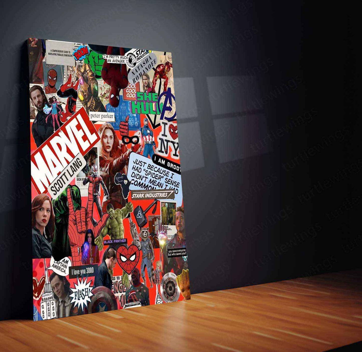MARVEL Metal Poster – Epic Superhero Wall Art | Avengers & MCU Decor 5 - TURTLEWINGS