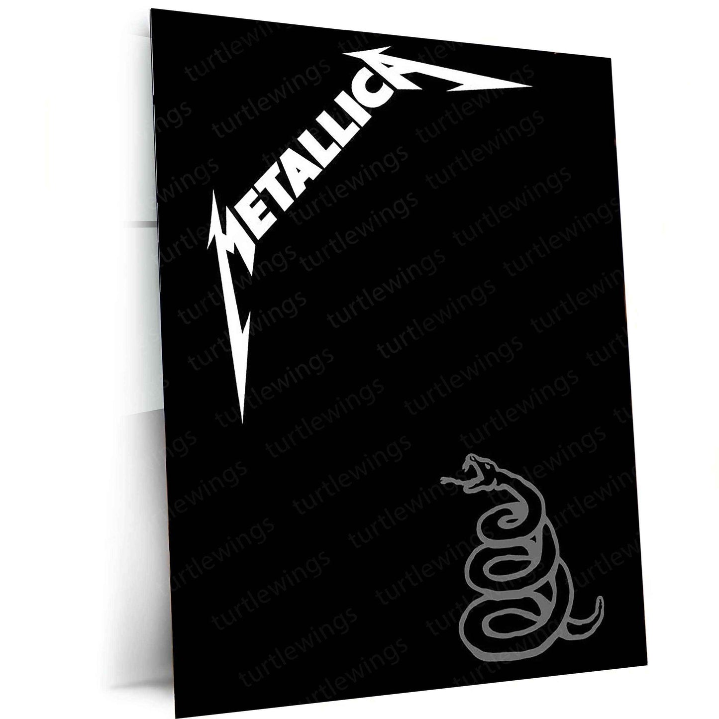 Metallica Metal Poster – Iconic Rock Band Wall Art | Heavy Metal Music Decor - TURTLEWINGS