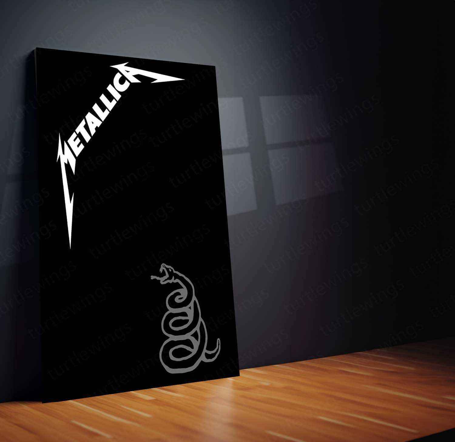 Metallica Metal Poster – Iconic Rock Band Wall Art | Heavy Metal Music Decor - TURTLEWINGS