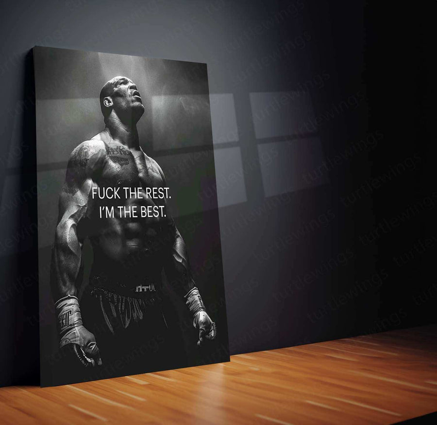 Mike Tyson Metal Poster – Legendary Boxing Champion Wall Art | Iron Mike Decor