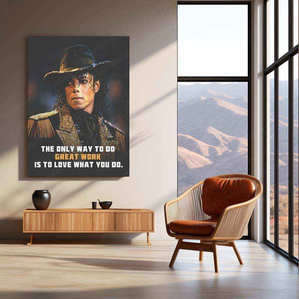 Michael Jackson Metal Poster | Iconic Music Legend Wall Art | King of Pop Decor - TURTLEWINGS
