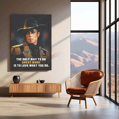 Michael Jackson Metal Poster | Iconic Music Legend Wall Art | King of Pop Decor - TURTLEWINGS