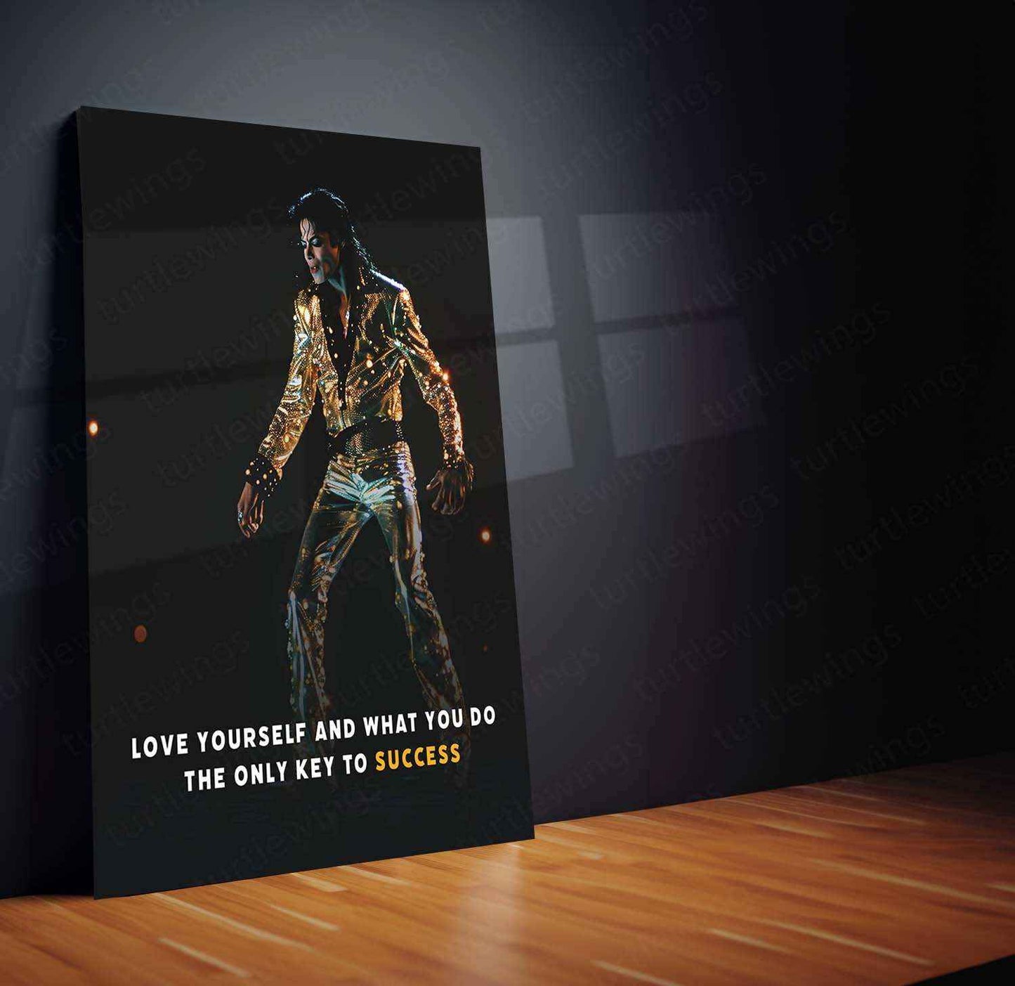Michael Jackson Metal Poster | King of Pop Music Art | Iconic MJ Wall Decor - TURTLEWINGS